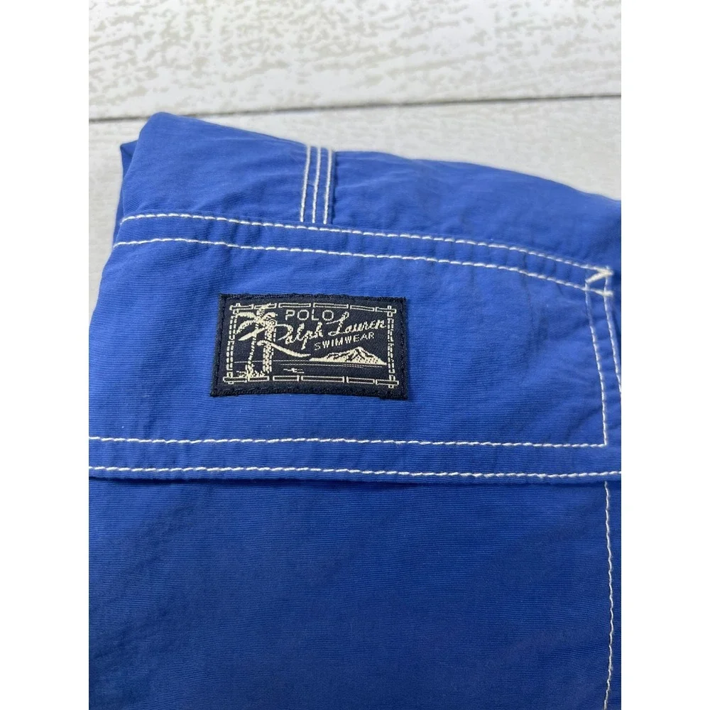 Polo Ralph Lauren XXL Marine Blue Board Short Lined Swimsuit Trunks Swimwear